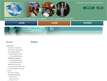 Tablet Screenshot of careerconnections.itea.org